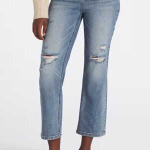 Judy Blue Jenni High Rise Cropped Straight Jean, Size 14